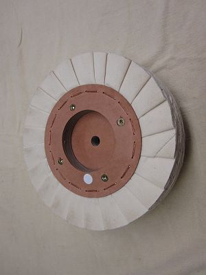 Polishing and honing wheel (white) 20 x 50 x 12
