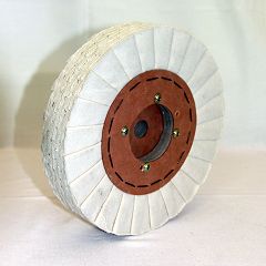 Polishing and honing wheel (white) 250 x 50 x 20